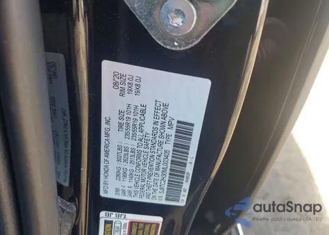 2021 Acura Rdx из США, поврежденный, VIN 5J8TC2H30ML003405